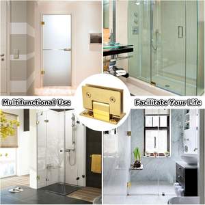 स्टेनलेस स्टील 304 सोने के शॉवर एनक्लोजर 90 डिग्री - Product Image 6