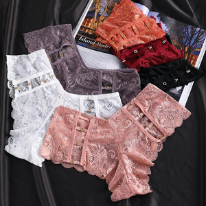 Culottes Grossiste Femme String Respirant Taille Basse Croisée Tanga Femme Sexy Transparent - Product Image 2