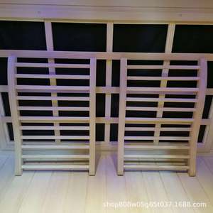 Lingyue Wooden <b>Sauna</b> Backrest Pine Natural Color Scandinavian Design S Shape Curve Support For <b>Sauna</b> <b>Room</b> - Product Image 1