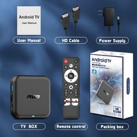 Android 14 ATV Tv Box R69 RK3518 2GB 16GB Smart Internet Tv Set Top Box 2.4G/5Ghz Wifi6 8K Ultra HD Reproductor Multimedia para el Hogar TVBOX