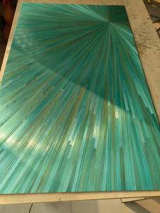 Boîte murale en <span class=keywords><strong>marqueterie</strong></span> de <span class=keywords><strong>paille</strong></span> de couleur bleue, art mural en <span class=keywords><strong>paille</strong></span>, incrustation de <span class=keywords><strong>paille</strong></span>, artisanat, boîte à bijoux, design en <span class=keywords><strong>marqueterie</strong></span> - Product Image 2