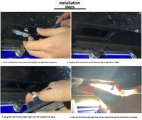 Approvisionnement transfrontalier adapté aux phares et aux feux de plaque d'immatriculation BMW Mini Cooper R56 R57 R58 R59