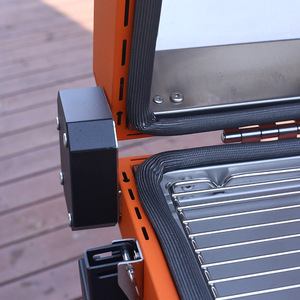 Barbecue à charbon double structure <span class=keywords><strong>en</strong></span> acier inoxydable 30 pouces OEM/ODM, très grand modèle commercial pour extérieur, jardin et villa - Product Image 4