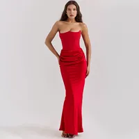 Robe sans manches ajustée de couleur unie pour un style streetwear, commande en gros, livraison rapide, marque privée
