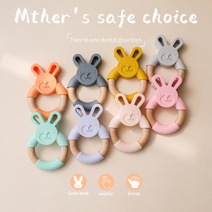 <span class=keywords><strong>Anneau</strong></span> <span class=keywords><strong>de</strong></span> <span class=keywords><strong>dentition</strong></span> en silicone <span class=keywords><strong>de</strong></span> qualité alimentaire pour bébé, jouet en forme <span class=keywords><strong>de</strong></span> gouvernail, <span class=keywords><strong>anneau</strong></span> en bois, pour apaiser les gencives, cadeau sensoriel pour nourrissons, nouveau-nés et tout-petits - Product Image 4