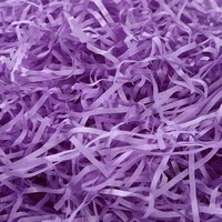 Papier de remplissage d'emballage déchiqueté de papier froissé de coupe de recyclage coloré pour le papier de remplissage de raphia de boîte-cadeau