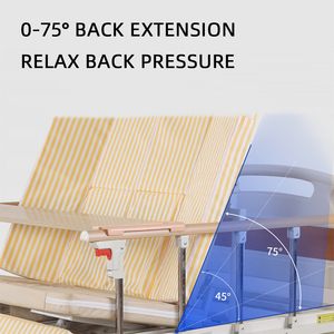 Hướng dẫn sử dụng giường điều dưỡng bệnh viện giường y tế cho người già có thể điều chỉnh giường chăm sóc tại nhà bật Hệ thống bảo vệ an toàn chống trượt - Product Image 4