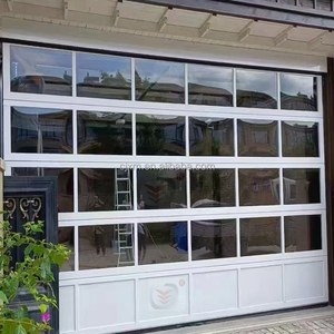 Hiện đại Full-View hợp kim nhôm cắt kính cách nhiệt cửa nhà để xe dọc mở mô hình cho cửa chớp nhà - Product Image 6