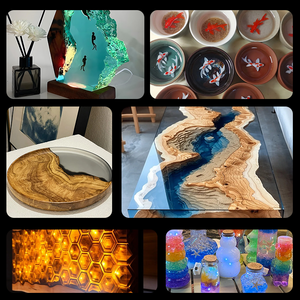 Sisun nhựa Epoxy A và B chất lỏng rõ ràng <span class=keywords><strong>AB</strong></span> keo dính chất bịt kín để đóng gói hàng thủ công nhựa epoxi và chất làm cứng hoặc bàn gỗ - Product Image 6