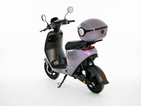 Moto électrique N9 1000W Streetbike à dégradé violet élégant, modèle 2026, avec coffre de rangement arrière – Meilleures ventes