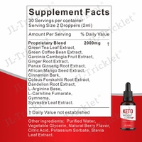 OEM Etiqueta Privada Keto gotas supresor del apetito orgánico vegano KETO gotas líquidas Keto dieta gotas