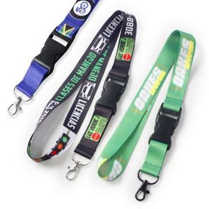 Cordón Personalizado con Logotipo Impreso en Poliéster a Cuadros Blanco y Negro - Product Image 2