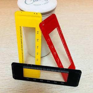 Hihg bóng lụa-màn hình in ấn màng Bàn phím Overlay plexiglass Acrylic Bảng điều khiển tại nhà máy giá - Product Image 4