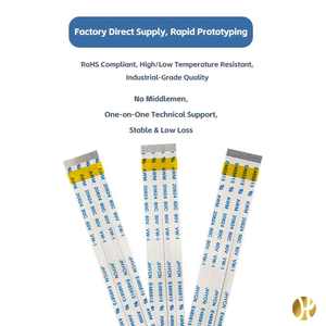 Оптовый гибкий плоский кабель (FFC) AWM 20624, шаг 0.5 мм, 28 контактов, длина 150 мм, 80C, 60В, с изоляцией из ПЭТ-пленки, луженая медь - Product Image 3