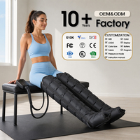 Masseur de jambes à compression d'air pour la circulation sanguine et le soulagement des varices, machine de massage des pieds et des jambes pour un sommeil réparateur