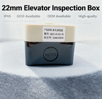 BENLEE 2MM IP65 Boîtier d'inspection d'ascenseur rouge Interrupteurs à bouton-poussoir champignon momentanés en plastique 10A Max. Courant 1NO 2NO 1NC