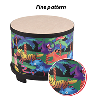 Percussion Instrument 8 Inch Floor Drum for Christmas Birthday Gift Bongo Drums with 2 Mallets
