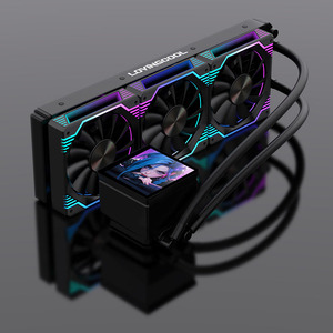 LOVINGCOOL 2025 nuevo estilo 360mm ARGB PC radiador de refrigeración por agua <span class=keywords><strong>CPU</strong></span> enfriador líquido con pantalla de vídeo DIY de 4,0 pulgadas para PC - Product Image 1
