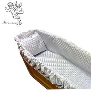 Cinta decorativa trenzada de jacquard de poliéster para ataúd, encaje interior, cinta de chevron, textil funerario, personalizada, al por mayor - Product Image 4