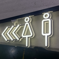Panneau LED personnalisable Focon avec rail d'installation modulable, impression 3D, lettrage lumineux intérieur, enseigne lumineuse en forme de logo, Guangdong