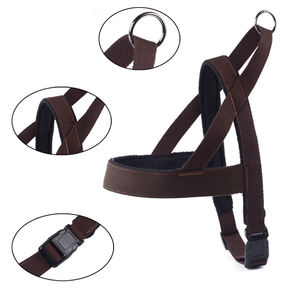 Desain Kustom Tali Kekang Anjing Katun Rami Lembut Empuk Tanpa Tarikan Tali Kekang Anjing Dapat Disesuaikan untuk Anjing Berjalan dan Pelatihan - Product Image 3