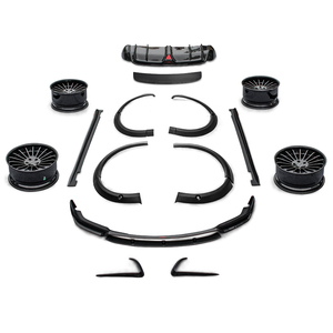 Kit de carrosserie pour <span class=keywords><strong>Tesla</strong></span> modèle <span class=keywords><strong>x</strong></span> en fibre de carbone, jupes latérales et becquet de coffre - Product Image 6