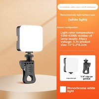 Suptig Portable LED Selfie Ring Light Mini Rechargeable avec Niveaux de Luminosité pour Téléphone Live Streaming et Photographie