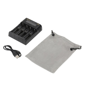 Alonefire <span class=keywords><strong>D4</strong></span> Thông Minh Sạc 18650 26650 21700 Pin LCD Màn Hình Hiển Thị USB 4 Khe Cắm Sạc AA AAA Thông Minh 2A Sạc Nhanh - Product Image 5