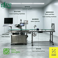 Machine de marquage laser CO2 ASL BELGISI DataMatrix Mopa MAT avec codage anti-contrefaçon pour la ligne de production de boîtes de lait en poudre