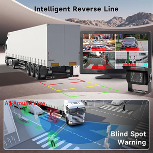Sistema de Cámara para Camiones AI <span class=keywords><strong>BSD</strong></span> de 4 Canales, Monitor IPS de 10.1 Pulgadas, AHD 1080P, Cámara de Visión Cuádruple, Detección de Peatones por IA, Seguridad Vehicular - Product Image 2