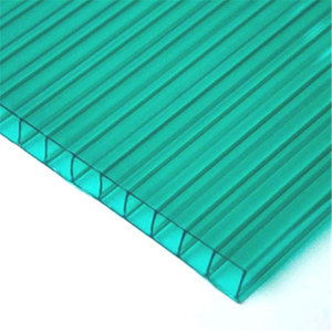 Feuille creuse transparente en <span class=keywords><strong>polycarbonate</strong></span> nid d'abeille à double paroi/feuille creuse en PC/feuille creuse en <span class=keywords><strong>polycarbonate</strong></span> - Product Image 1