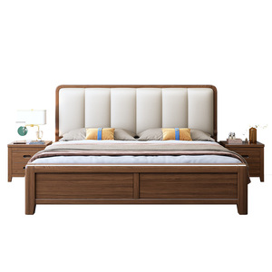 Solid Oak Modern Wall <b>Bed</b> <b>With</b> <b>Storage</b> Platform Design E0 Formaldehyde CARB P2 Certified for <b>Queen</b>/King/Full Sizes Y-002 This So - Product Image 2