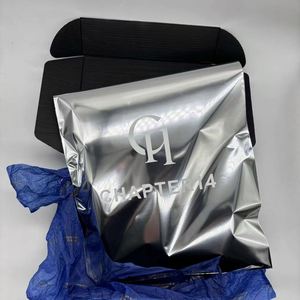 Sac d'expédition en argent avec logo personnalisé pour l'expédition, sac d'expédition en polyéthylène, sac d'expédition en feuille métallique - Product Image 3