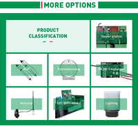 Module de relais RF sans fil moderne RX200, récepteur autonome pour l'automatisation des portes de villa