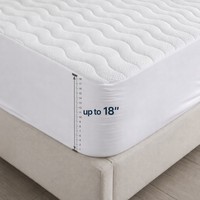 Protège-matelas AOSEN en polyéthylène 55% soie glacée, imperméable, doux et rafraîchissant, avec poches profondes, style drap-housse