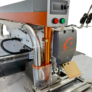Máquina automática de alta velocidad XC-3520 para abrir bolsas con láser, programable, de una sola aguja, para prendas de cuero, motorizada, nueva, de cama plana de plástico. - Product Image 4