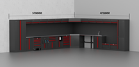 Gabinete de Almacenamiento Modular con Cajones Personalizado OEM, Banco de Trabajo Industrial Extraíble de Acero Laminado en Frío para Taller o Garaje