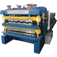 Machine de formage à froid de tuiles de toit en acier coloré à Double couche de 1000mm