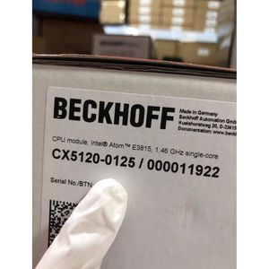 Módulo Beckhoff Cx5120-0125 PAc, Intel Atom E3815 1.46 Ghz de un Solo Núcleo, Automatización Industrial - Product Image 1