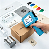 Mini Impresora de Inyección de Tinta Portátil con Cartucho de Tinta de Secado Rápido de 42 ml, Boquilla de 0.5 Pulgadas, Máquina de Codificación por Inyección de Tinta para Fecha/QR/Logotipo/Texto