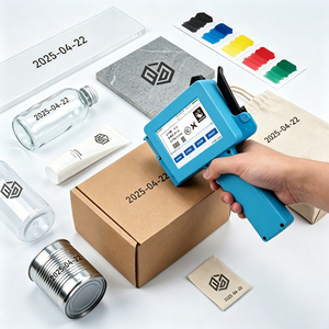 Mini Impresora de Inyección de Tinta Portátil con Cartucho de Tinta de Secado Rápido de 42 ml, Boquilla de 0.5 Pulgadas, Máquina de Codificación por Inyección de Tinta para Fecha/QR/Logotipo/<span class=keywords><strong>Texto</strong></span> - Product Image 1