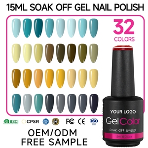 Esmalte de Uñas en Gel UV Profesional de 15ml, Acabado Brillante, Pigmento Estable, Libre de Crueldad Animal, Venta Directa de Fábrica - Product Image 1