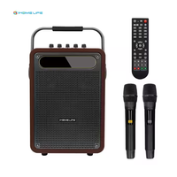IHOMELIF Système de divertissement portable ultra-puissant BT KTV Lecteur de karaoké à domicile avec haut-parleur de karaoké mobile multifonctionnel