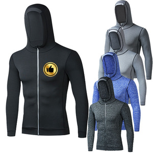 <strong>Mens</strong> Long Sleeve UV Protection Hoodie Rash Guard Hiking Fishing <strong>Swim</strong> <strong>T</strong> <strong>Shirt</strong> Sun <strong>Shirts</strong> - Product Image 1