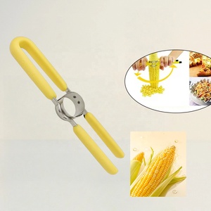 Éplucheur de maïs en acier inoxydable, coupe-maïs, outils de cuisine, coupe-légumes avec poignée en silicone - Product Image 1
