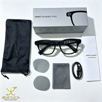 Gafas Inteligentes CY03 con IA, Cámara de 8MP, Video con IA, Traducción en Tiempo Real, Transmisión en Vivo, Carga Inversa, para Influencers y Viajes