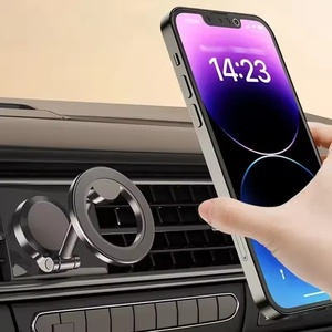 Support de téléphone de voiture pliable magnétique Support de téléphone solide universel pour voiture pour IPhone <span class=keywords><strong>Xiaomi</strong></span> Samsung Huawei Stand - Product Image 5