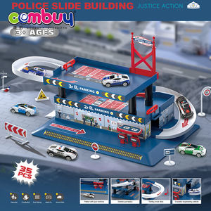 Modèle de voiture en métal moulé sous pression 1:64, simulation de piste ferroviaire, jouet de piste, parkings portables - Product Image 6