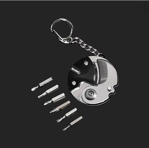 Porte-clés tournevis multifonctionnel, outil EDC extérieur, couteau pliant hexagonal de poche, mini Coltello Gear Pee - Product Image 2