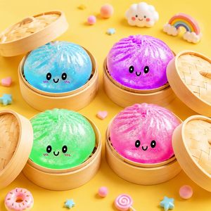 ของเล่นบันนุ่มนิ่มแบบกลิตเตอร์พร้อมกล่องนึ่ง แพ็คสุ่ม ของเล่นบีบสุดน่ารักสำหรับของขวัญวันเกิด วันหยุด และอุปกรณ์จัดปาร์ตี้ - Product Image 1